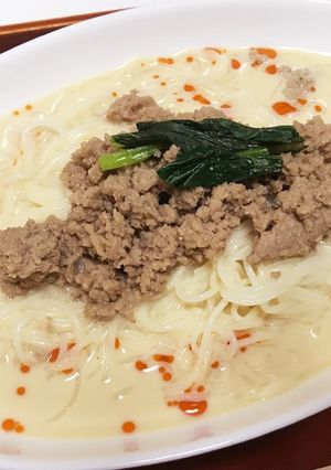 冷やし担々麺風そうめん☆時短☆簡単-レシピのメイン写真