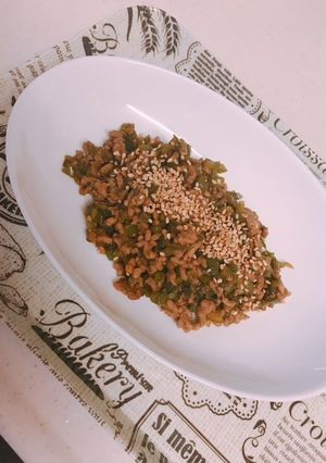 ひき肉ピーマン炒め-レシピのメイン写真