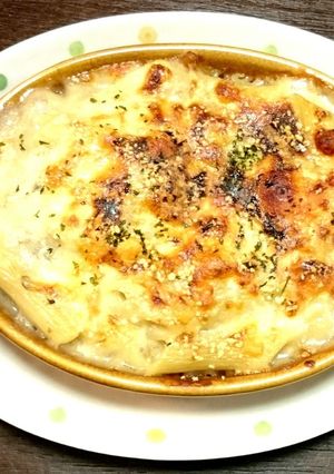 謎のボリューム感！海老ピラフドリア-レシピのメイン写真