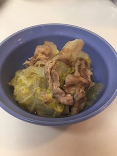 【簡単10分】白菜と豚の煮物-レシピのメイン写真