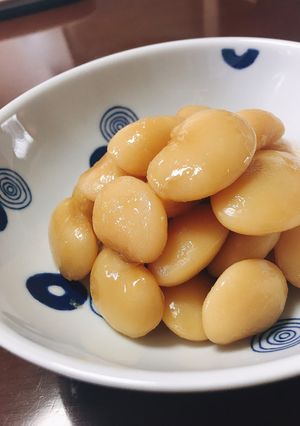 お豆が好きになる!柔らか白花豆の甘煮-レシピのメイン写真