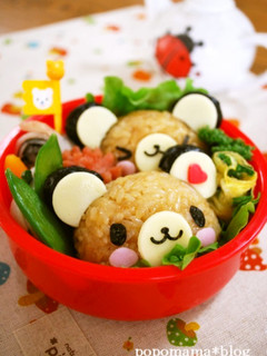 テノリクマ キャラ弁-レシピのメイン写真