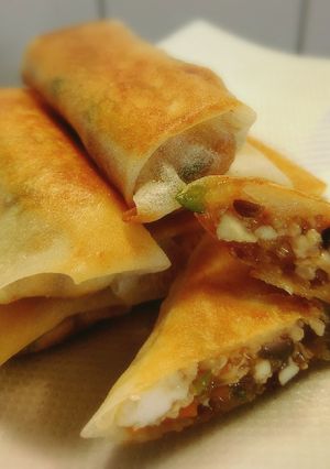 豆腐入りふんわり春巻き-レシピのメイン写真