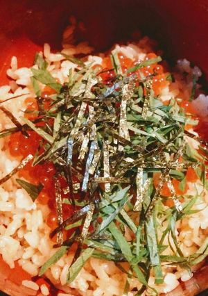 わさび醤油ご飯のイクラ丼-レシピのメイン写真