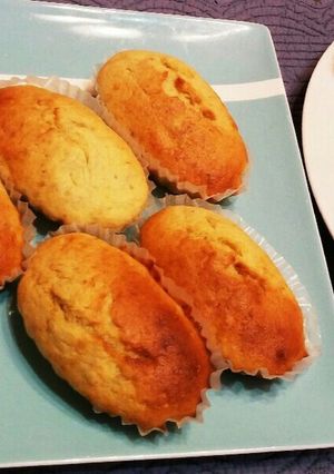 *バナナ入りふんわりミニパウンドケーキ*-レシピのメイン写真