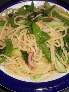 塩辛のペペロンチーノ風パスタ-レシピのメイン写真