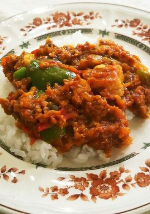 夏野菜のドライカレー ちょっと辛め-レシピのメイン写真