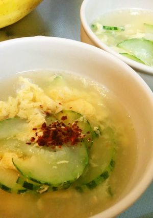 夏満喫のシマウリ中華スープ-レシピのメイン写真