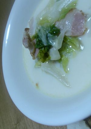 ベーコンと白菜のスープ。-レシピのメイン写真