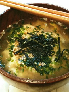 簡単♡海苔と卵でのりたま味噌汁♡-レシピのメイン写真