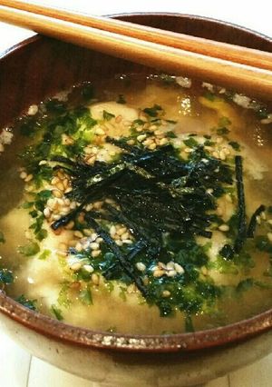 簡単♡海苔と卵でのりたま味噌汁♡-レシピのメイン写真