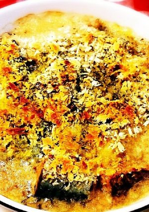 鯖缶で簡単☆ペペロンチーノ風オーブン焼き-レシピのメイン写真