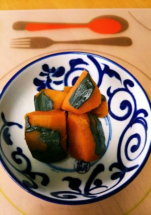 かぼちゃの煮物　お弁当にどうぞ-レシピのメイン写真