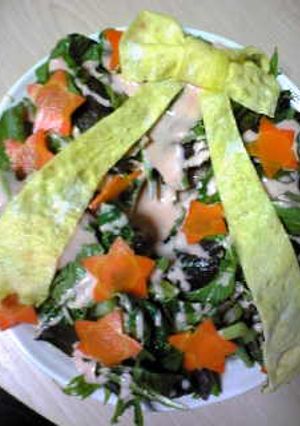 リース風ラーメンサラダ-レシピのメイン写真