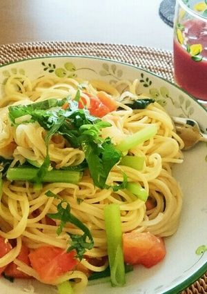 妊娠中 栄養満点 ☆ 減塩和風パスタ-レシピのメイン写真
