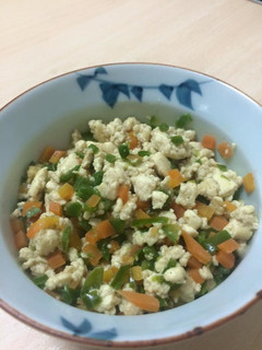 簡単おかず:洋風炒り豆腐-レシピのメイン写真