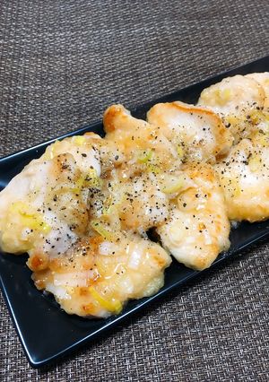 居酒屋風✤鶏むね肉のネギ塩だれ炒め-レシピのメイン写真