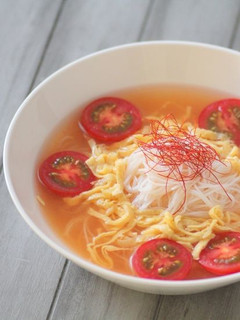 ひんやりトマト出汁ビーフン-レシピのメイン写真