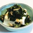 豆腐☆ワカメときゅうりとなめ茸