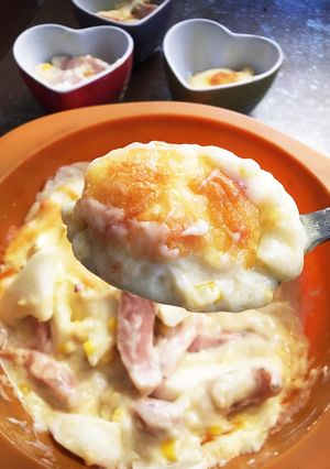 UFO(白い)ズッキーニのグラタン-レシピのメイン写真