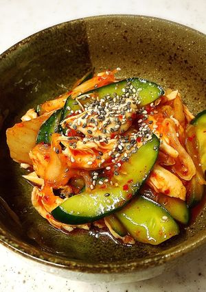 レンジで簡単♪しっとりささみのキムチ和え-レシピのメイン写真