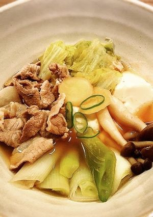冷え症・風邪に！生姜スープのねぎ豚煮込み-レシピのメイン写真
