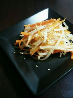レンジで簡単‼もやし人参ナムル-レシピのメイン写真