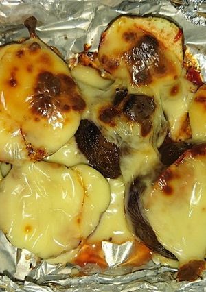 レンジ&トースター 茄子チーズ焼き-レシピのメイン写真