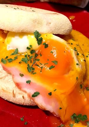 レンジで簡単!朝食エッグベネディクト☻-レシピのメイン写真