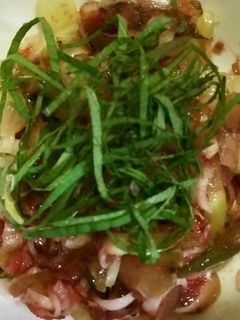 ミョウガの梅肉和え-レシピのメイン写真