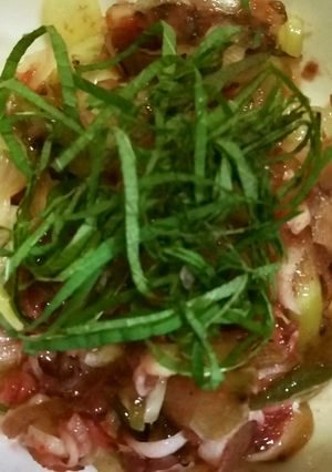 ミョウガの梅肉和え-レシピのメイン写真