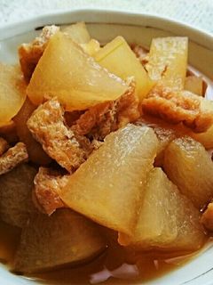 冬瓜と油揚げの煮物-レシピのメイン写真
