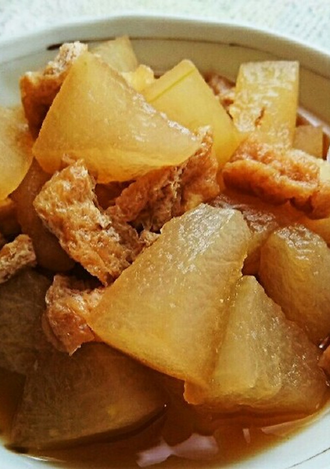 冬瓜と油揚げの煮物-レシピのメイン写真