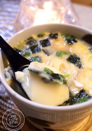 レンジでチン！松茸の味お吸い物で茶碗蒸し-レシピのメイン写真