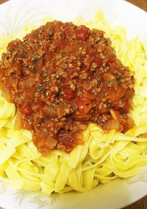 ミートソーススパゲッティ-レシピのメイン写真