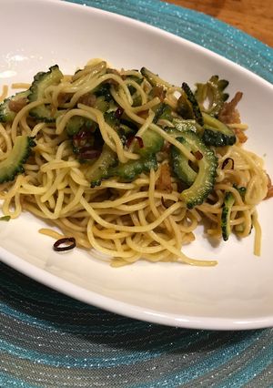 ゴーヤと豚バラのペペロン焼きそば-レシピのメイン写真
