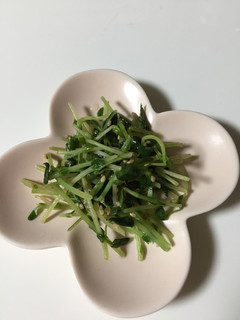 豆苗のナムル-レシピのメイン写真
