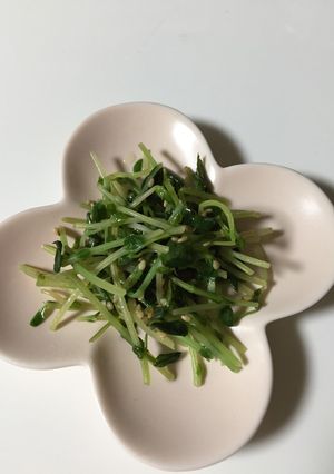 豆苗のナムル-レシピのメイン写真