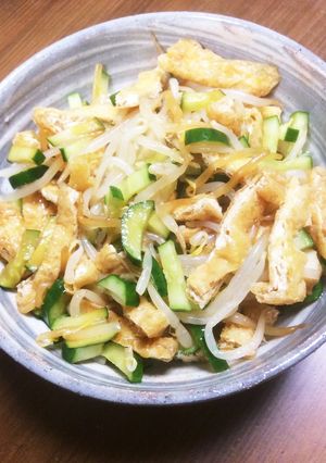 もやしときゅうりと薄上げとちくわでナムル-レシピのメイン写真