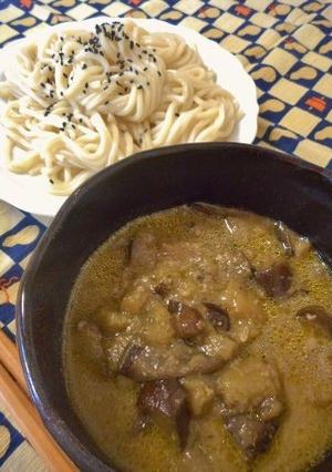 おばあちゃんちの茄子味噌うどんたれ-レシピのメイン写真