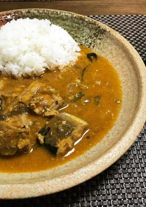 梅しそ鯖缶の和風スパイスカレー-レシピのメイン写真