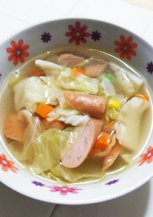 余った野菜でレンジで簡単‼ポトフ-レシピのメイン写真