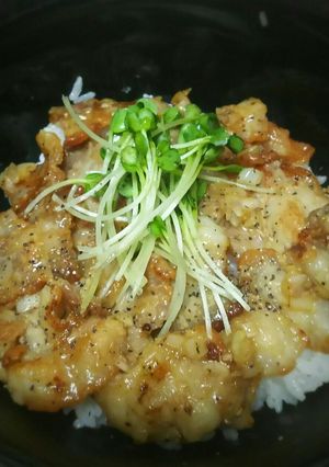 豚塩カルビ丼-レシピのメイン写真