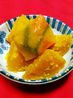 我が家の、かぼちゃの煮物です。-レシピのメイン写真