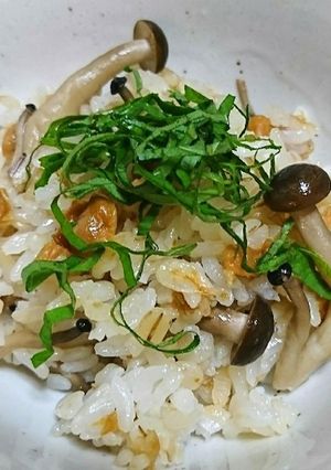 納豆ときのこの大麦ご飯-レシピのメイン写真