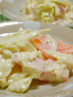 簡単♡レンジのみで作るコールスローサラダ-レシピのメイン写真