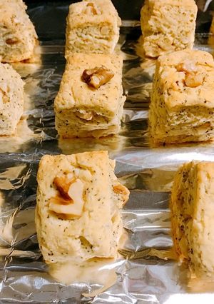 HM紅茶クルミ簡単スコーン朝食ヘルシー-レシピのメイン写真