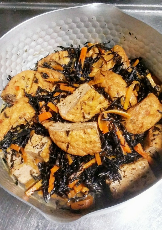 ひじきの煮物 with がんも！-レシピのメイン写真