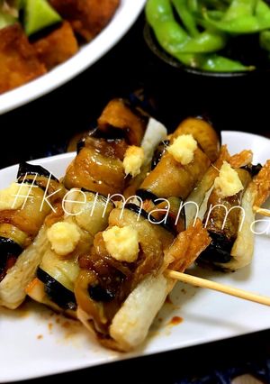 茄子in竹輪串-レシピのメイン写真