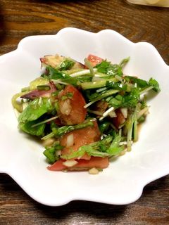 タコとトマトのサラダ-レシピのメイン写真